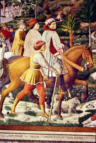 The Life of St. Augustine (detail) by Benozzo di Lese di Sandro Gozzoli